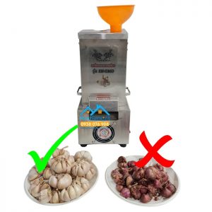 Máy tách vỏ tép tỏi năng suất 20kg/giờ